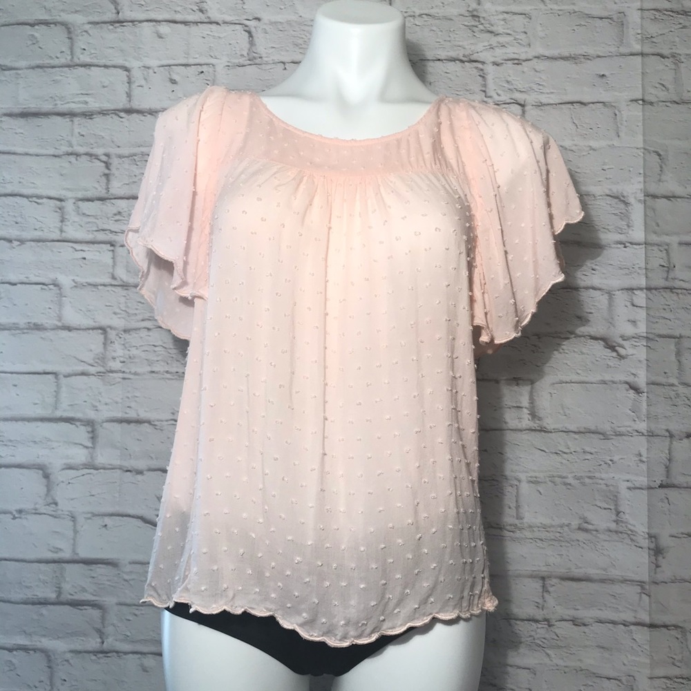 ➡️MAEVE⬅️by Antropology -Pink blouse